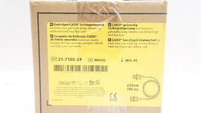 Cadd 21-7105-24 Yellow-Striped Extension Set (x) - Case of 12